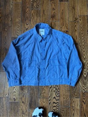 aerie Men's Light Blue Shirt Jacket